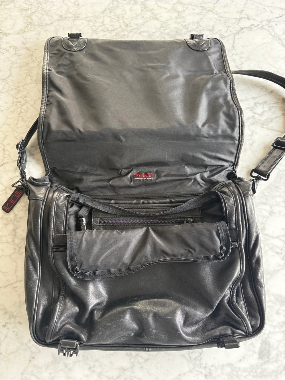 Tumi Genuine Leather Messenger Bag